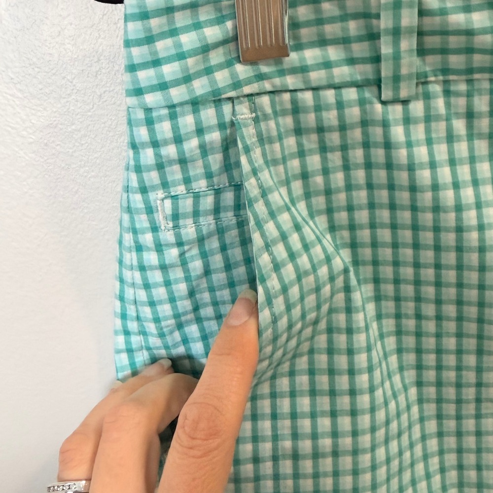 Talbots Heritage Stretch Plaid Short (10) Golf Activewear Cotton Modest Comfort - Picture 7 of 12